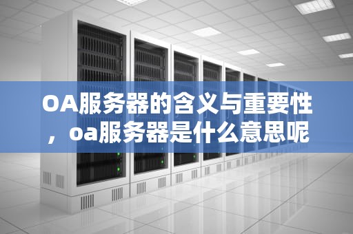 OA服务器的含义与重要性，oa服务器是什么意思呢