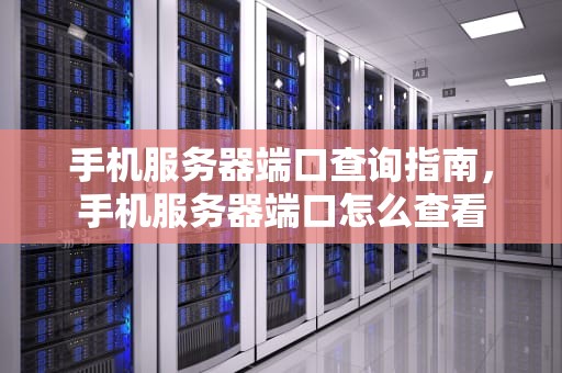 手机服务器端口查询指南，手机服务器端口怎么查看