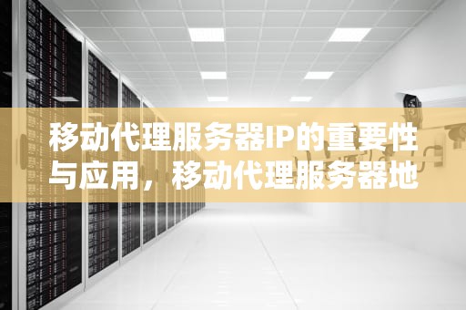移动代理服务器IP的重要性与应用，移动代理服务器地址