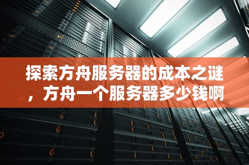 探索方舟服务器的成本之谜，方舟一个服务器多少钱啊