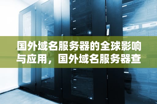 国外域名服务器的全球影响与应用，国外域名服务器查询