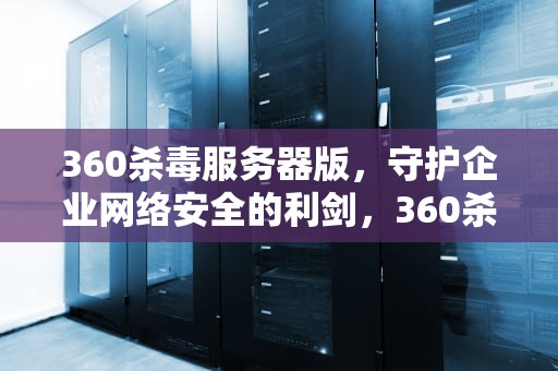 360杀毒服务器版，守护企业网络安全的利剑，360杀毒服务器版本