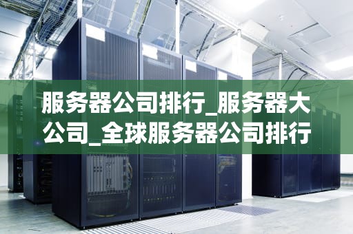 服务器公司排行_服务器大公司_全球服务器公司排行榜及其影响力分析