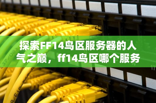 探索FF14鸟区服务器的人气之巅，ff14鸟区哪个服务器人多2023