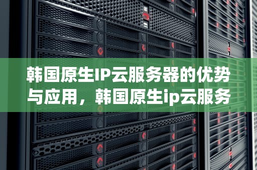 韩国原生IP云服务器的优势与应用，韩国原生ip云服务器是什么