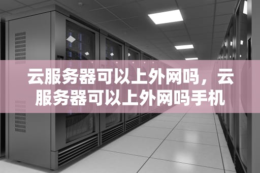 云服务器可以上外网吗，云服务器可以上外网吗手机