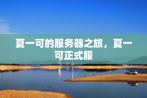 夏一可的服务器之旅，夏一可正式服