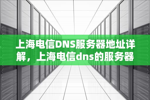 上海电信DNS服务器地址详解，上海电信dns的服务器地址是多少号