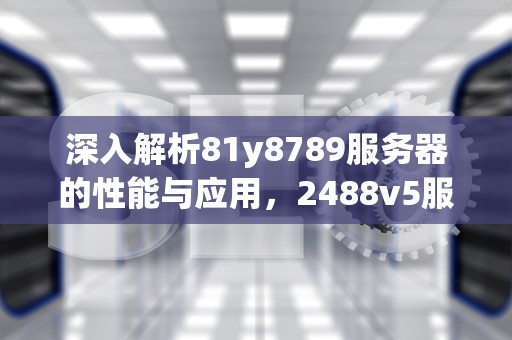 深入解析81y8789服务器的性能与应用，2488v5服务器