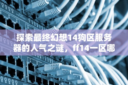 探索最终幻想14狗区服务器的人气之谜，ff14一区哪个服务器人最多