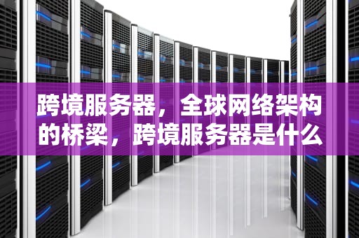 跨境服务器，全球网络架构的桥梁，跨境服务器是什么意思