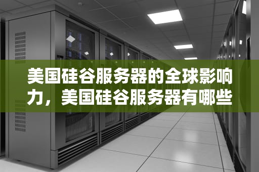 美国硅谷服务器的全球影响力，美国硅谷服务器有哪些