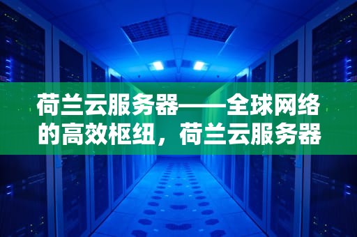 荷兰云服务器——全球网络的高效枢纽，荷兰云服务器购买