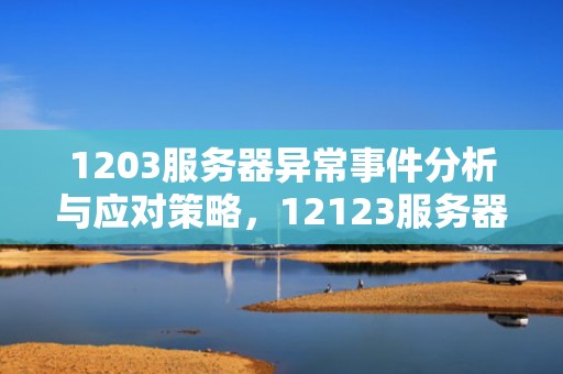 1203服务器异常事件分析与应对策略，12123服务器异常是什么意思