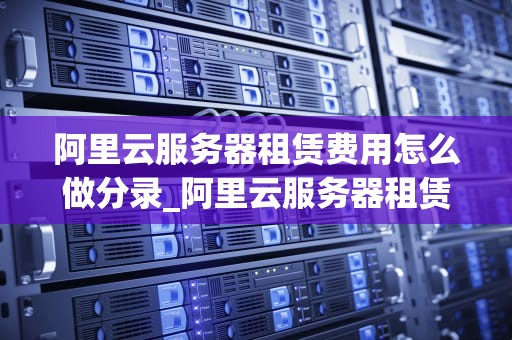 阿里云服务器租赁费用怎么做分录_阿里云服务器租赁价格表_阿里云服务器租赁费用的会计分录处理