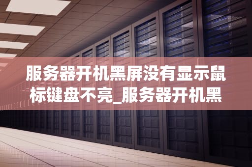 服务器开机黑屏没有显示鼠标键盘不亮_服务器开机黑屏没有显示鼠标键盘不亮怎么办_服务器开机黑屏没有显示鼠标键盘不亮的解决方案