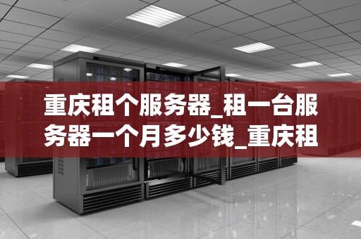 重庆租个服务器_租一台服务器一个月多少钱_重庆租个服务器，助力企业信息化建设