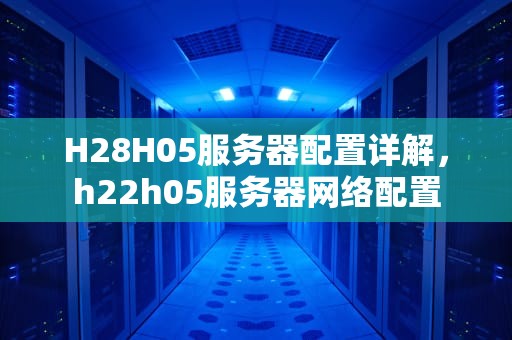 H28H05服务器配置详解，h22h05服务器网络配置
