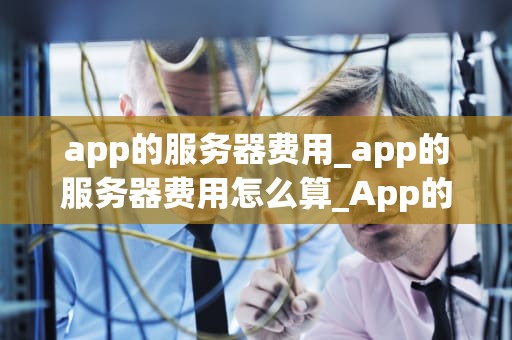 app的服务器费用_app的服务器费用怎么算_App的服务器费用：理解、计算与优化