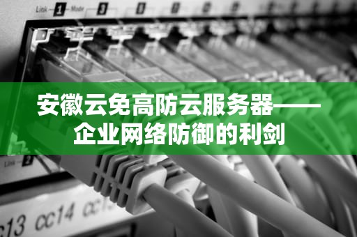 安徽云免高防云服务器——企业网络防御的利剑