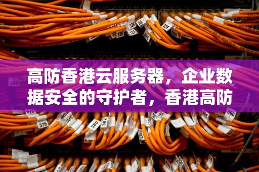 高防香港云服务器，企业数据安全的守护者，香港高防云主机