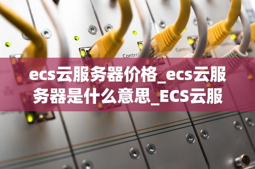 ecs云服务器价格_ecs云服务器是什么意思_ECS云服务器价格及其影响因素