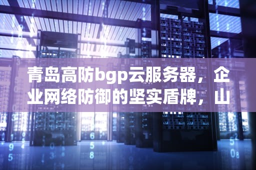 青岛高防bgp云服务器，企业网络防御的坚实盾牌，山东青岛高防服务器