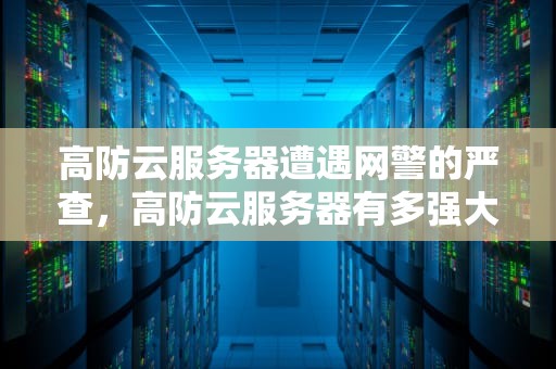 高防云服务器遭遇网警的严查，高防云服务器有多强大