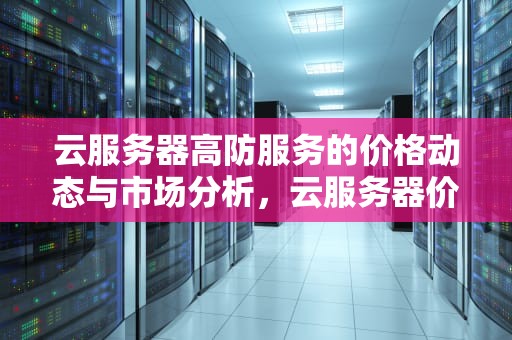 云服务器高防服务的价格动态与市场分析，云服务器价格购买价格表