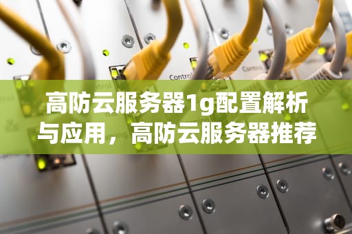 高防云服务器1g配置解析与应用，高防云服务器推荐