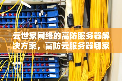 云世家网络的高防服务器解决方案，高防云服务器哪家便宜
