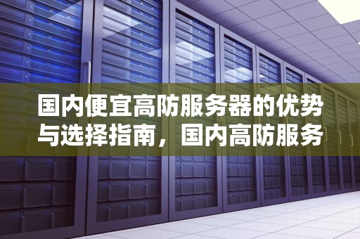 国内便宜高防服务器的优势与选择指南，国内高防服务器哪个好