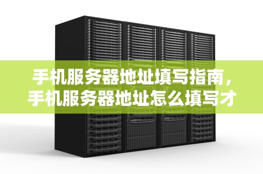 手机服务器地址填写指南，手机服务器地址怎么填写才正确