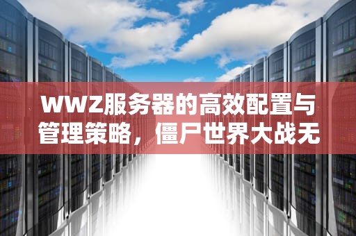 WWZ服务器的高效配置与管理策略，僵尸世界大战无法连接到wwz服务器
