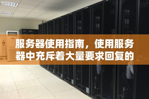 服务器使用指南，使用服务器中充斥着大量要求回复的信息