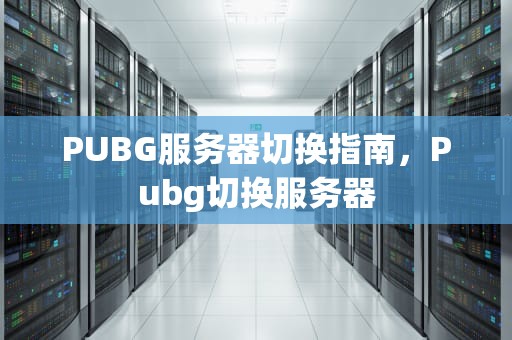 PUBG服务器切换指南，Pubg切换服务器