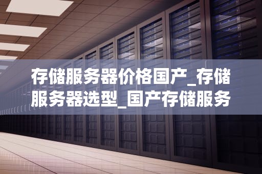 存储服务器价格国产_存储服务器选型_国产存储服务器价格的全面解析