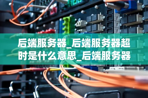 后端服务器_后端服务器超时是什么意思_后端服务器的深度解析