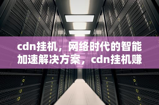 cdn挂机，网络时代的智能加速解决方案，cdn挂机赚钱