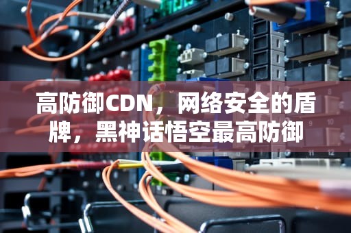 高防御CDN，网络安全的盾牌，黑神话悟空最高防御