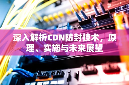 深入解析CDN防封技术，原理、实施与未来展望