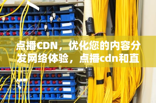 点播CDN，优化您的内容分发网络体验，点播cdn和直播cdn的区别