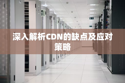 深入解析CDN的缺点及应对策略