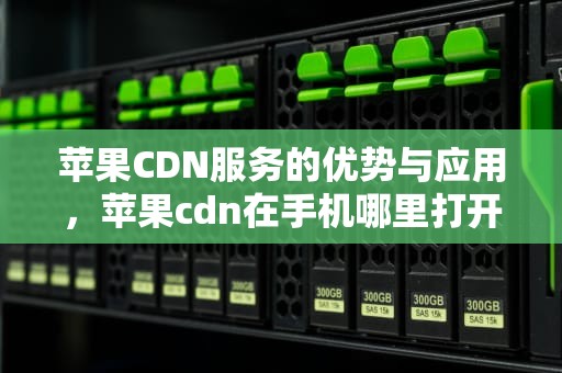 苹果CDN服务的优势与应用，苹果cdn在手机哪里打开