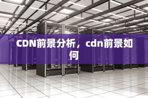 CDN前景分析，cdn前景如何