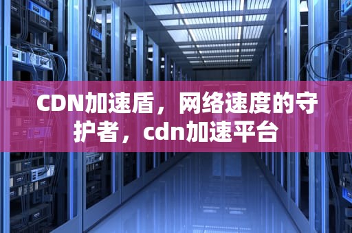 CDN加速盾，网络速度的守护者，cdn加速平台
