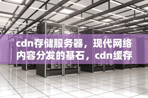 cdn存储服务器，现代网络内容分发的基石，cdn缓存服务器