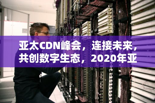 亚太CDN峰会，连接未来，共创数字生态，2020年亚太峰会