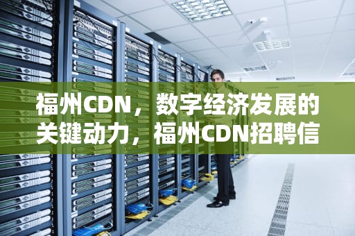 福州CDN，数字经济发展的关键动力，福州CDN招聘信息