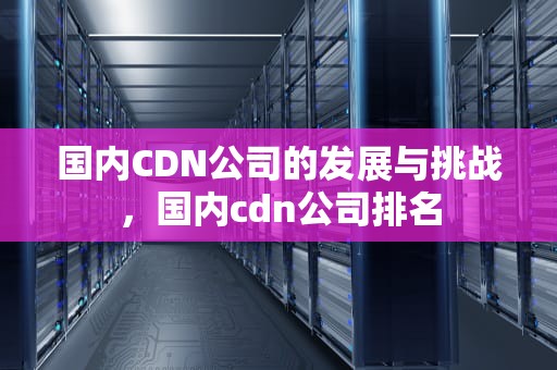 国内CDN公司的发展与挑战，国内cdn公司排名